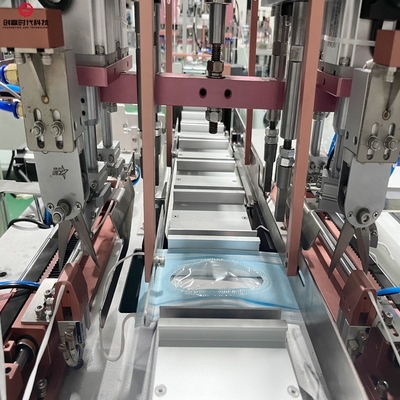 Flat face mask machine with transparent film automatic mask making machine Lip language mask machine