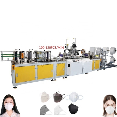 100-120pcs/min kn 95 mask machine making Global joint guarantee package kn95 mask manufacturing machine