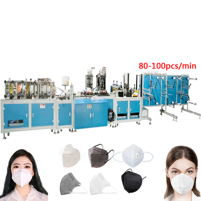 Head Strap 380V N95 Earloop Mask Machine 110-130Pcs/Min High Speed